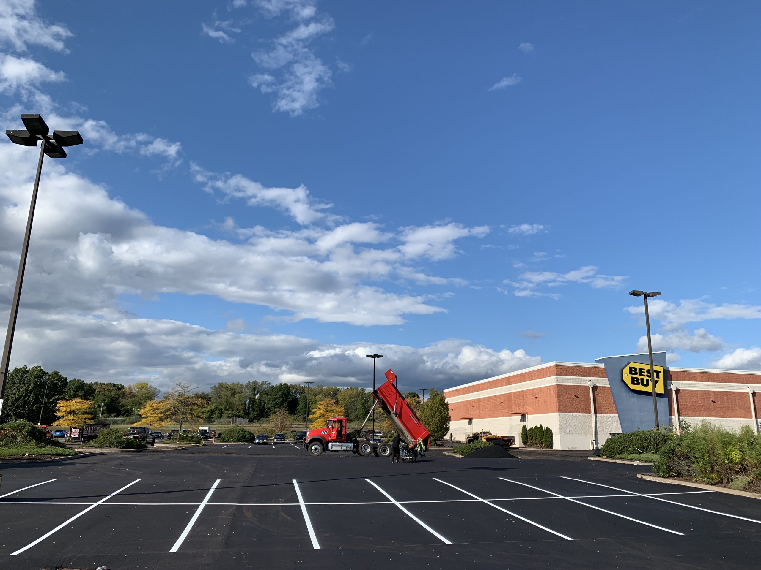 HM Line Striping LLC - Restored Parking Lot